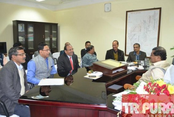NEEPCO CMD meets Tripura Power minister : Monarchak to start production on March 2015 NEEPCO CMD meets Tripura Power minister : Monarchak to start production on March 2015